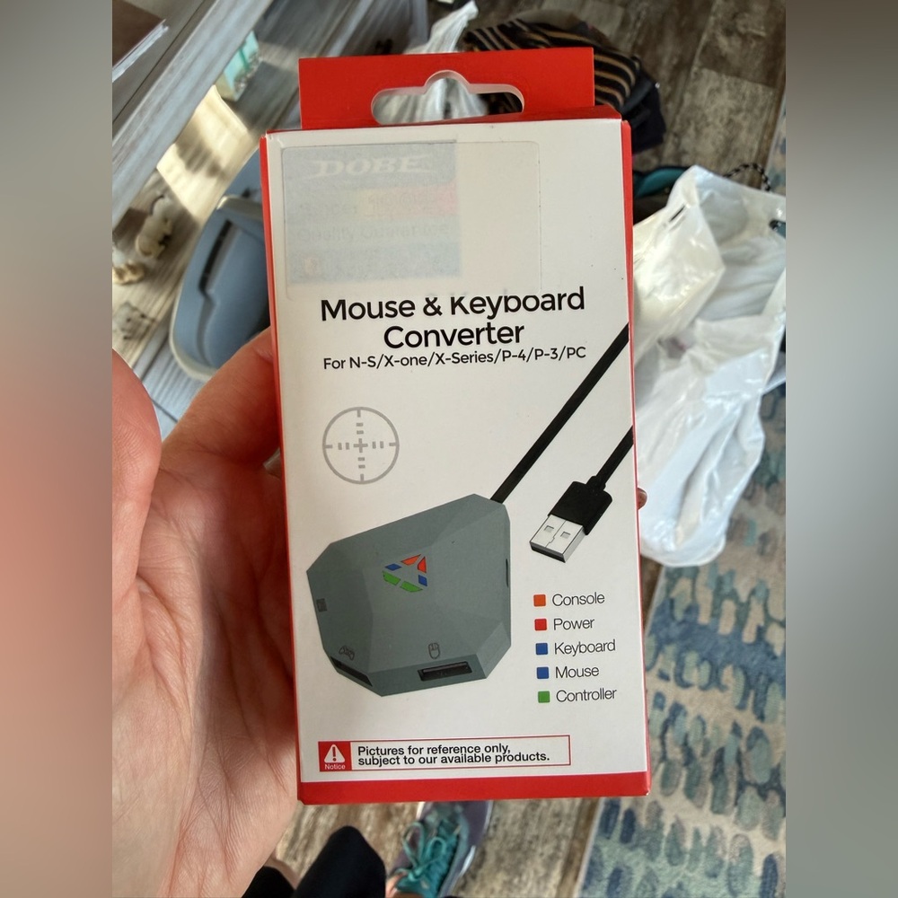 2 for $30 sale: NIB DOBE Mouse & Keyboard Converter for game consoles